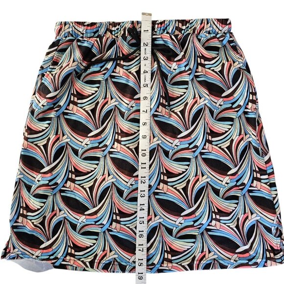Jack Smith Skort NWT Pockets, Soft Knit, Mesh Lining, Multicolor & Black Sz S - Picture 5 of 12